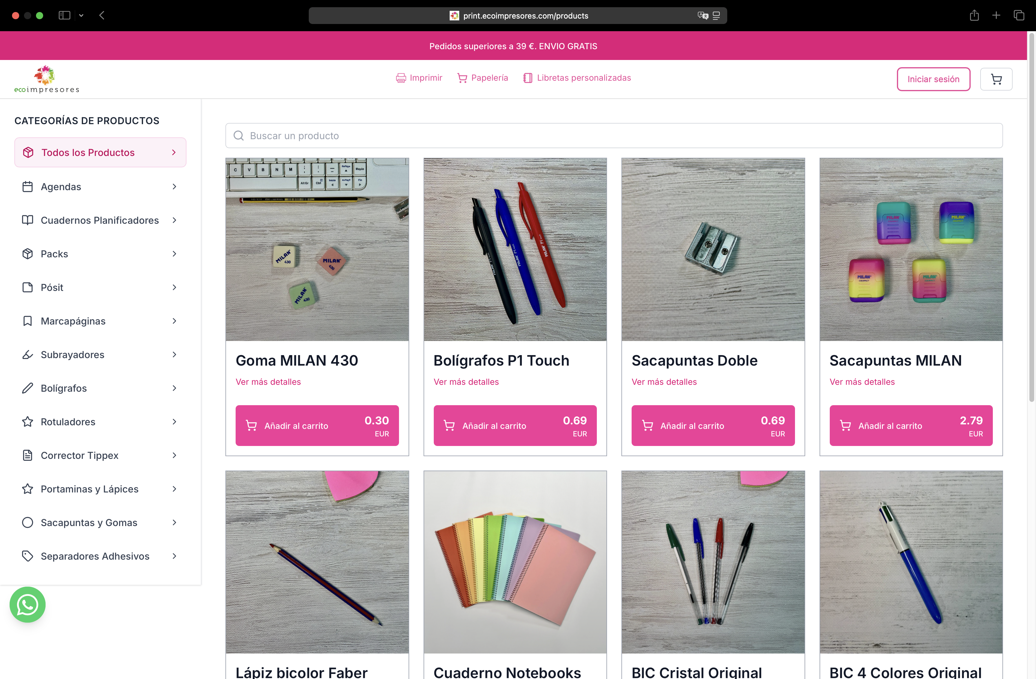 Ecoimpresores screenshot 3